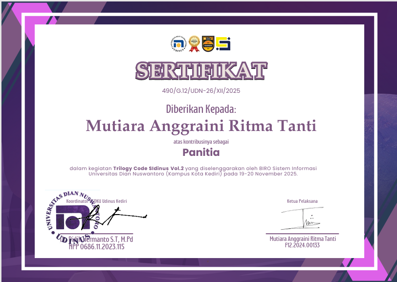 Trilogy Code SIdinus